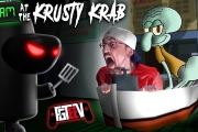 3AM athe Krusty Krab!  SPONGEBOB ESCAPE GAME