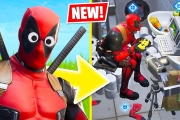 New DEADPOOL SKIN Challenges!! (Fortnite Battle Royale)