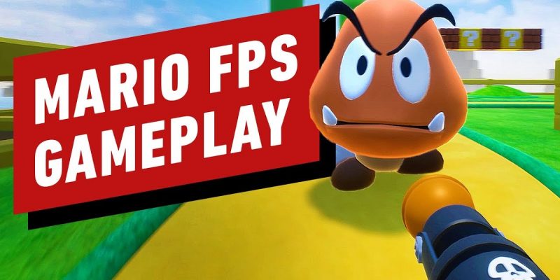 Fan Reimagines Super Mario Bros. as an Unreal FPS – Gameplay
