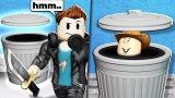 I wore a ROBLOX TRASH CAN outfit… and they couldn’t find me…
