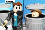 I wore a ROBLOX TRASH CAN outfit… and they couldn’t find me…