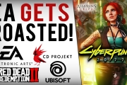 Cyberpunk 2077 ROASTS EA, CDPR Says NO “Politics”? Red Dead 2 Online Protest Victory & Ubisoft Chaos